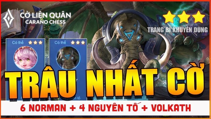 Đội Hình CỜ LIÊN QUÂN Hệ 6 NORMAN Kết Hợp Cùng 4 NGUYÊN TỐ Hạ Gục MA TỘC Với MALOCH 3 SAO