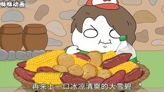 拉面大胃王的修行之路！#搞笑动画 #脑洞大开 #二次元动画 吃播动画
