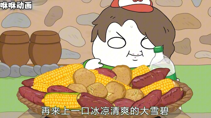拉面大胃王的修行之路！#搞笑动画 #脑洞大开 #二次元动画 吃播动画