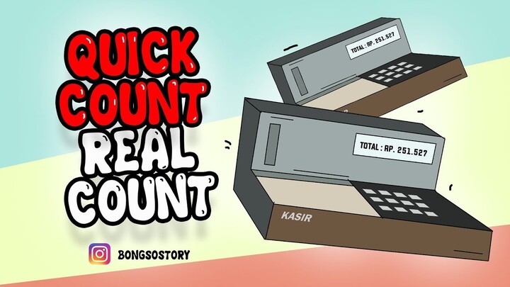 Quick Count dan Real Count - Kartun Lucu bikin ngakak | Bongso Story | Animasi Indonesia Timur