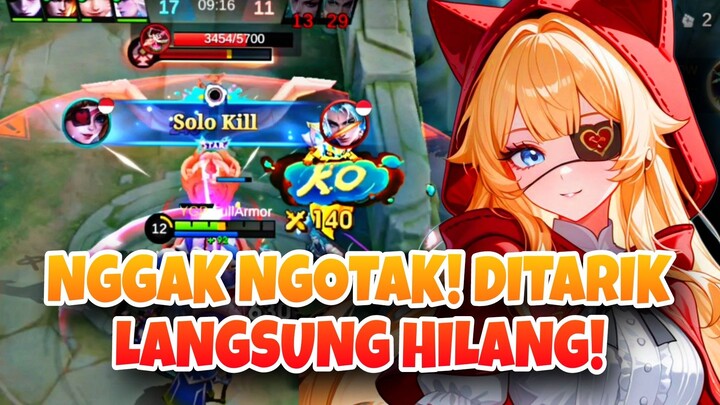 NGGAK NGOTAK! DITARIK RUBY LANGSUNG HILANG! - Mobile Legends Moments