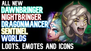 All New Worlds, Sentinel, Dragonmancer, Dawnbringer And Nightbringer Emotes, Loot And Icons