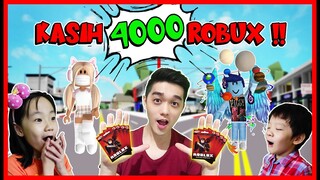 AKU KASIH 4000 ROBUX ke ANAK ( AVRIL & RAY ) !! ROBLOX INDONESIA