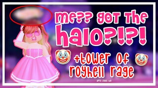 [VOLUME WARNING] ❗❗ I GOT THE SPRING HALO!!!1@$%$ + RAGING IN TOWER OF ROYHELL // Roblox Royale High