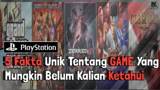 5 FAKTA UNIK TENTANG GAME YANG MUNGKIN BELUM KALIAN KETAHUI - PLAYSTATION