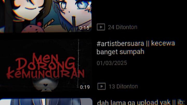 guys, ayo balik lagi kaya dulu biar bs makin rame...:(