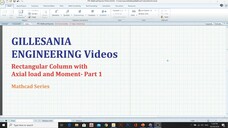 RCD Episode 21 - Analysis of Rectangular Column with Axial Load and Moment