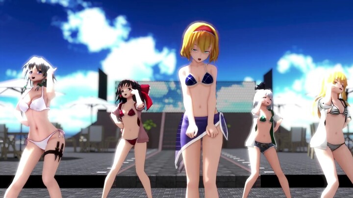 【Oriental MMD】สาวน้ำตะวันออก 达で気まぐれメルした