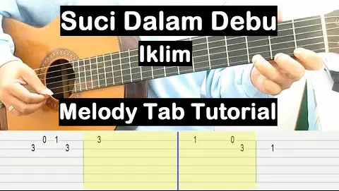 Suci Dalam Debu Guitar Lesson Melody Tab Tutorial Guitar Lessons for Beginners