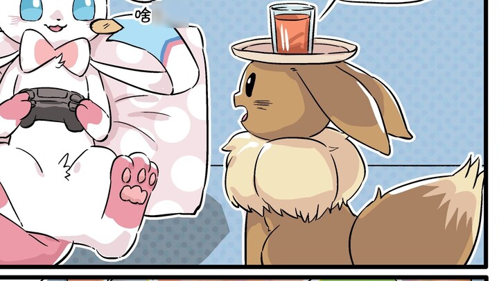 Fairy Eevee: Do you understand the value of Kirlia? She is the sky!