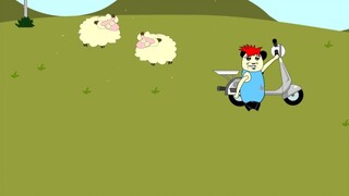 【แอนิเมชั่นประติมากรรมทราย】คนเลี้ยงแกะ