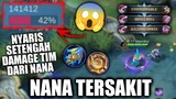 Nana Tersakit 2023?! Damage Terlalu Gacor Tembus 140K!! Mythical Glory - Mobile Legends