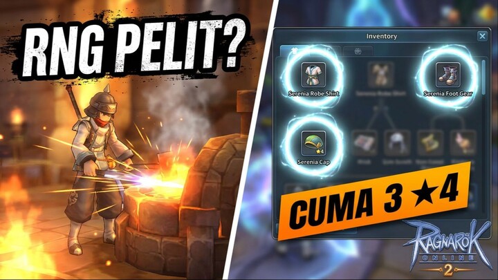 Craft 15 Gear Serenia, Cuma Dapat 3 Gear ★4! Masih Worth It? | Ragnarok Online 2 ( RO2 )