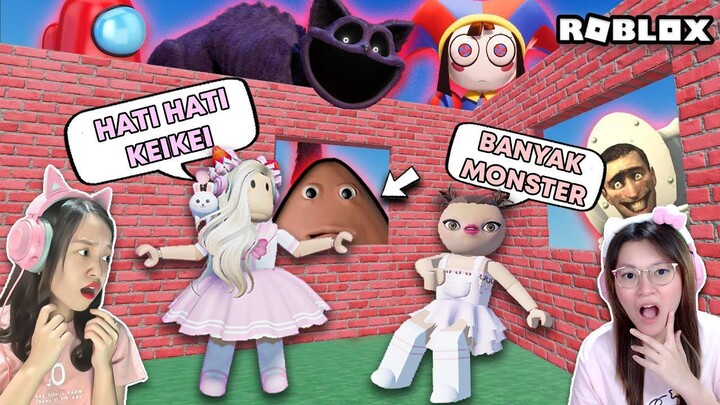 Aku Dan Fanny Membangun Rumah Aman Anti Monster !! [Roblox Indonesia]