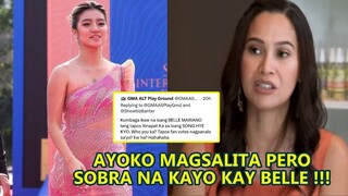 MOMMY MARICEL NAAWA KAY BELLE MARIANO SA AKUSA SA KANYA NG GMA NETWORK