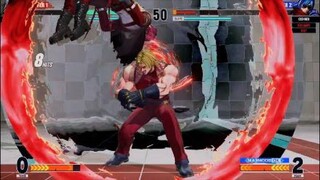 KOF15　チャンピオン　オメガルガール　最後は気持ちよくMAXコンボ