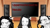 Uppermoons react to Nezuko || Demon Slayer || Gacha