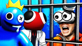 Escaping RAINBOW FRIENDS PRISON In VIRTUAL REALITY