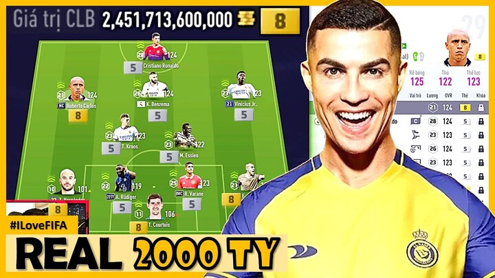 2000 Tỷ Team Color REAL MADRID Cực Mạnh Leo Rank FO4 Với: RONALDO, BENZEMA, VARANE & RUDIGER 22TOTY