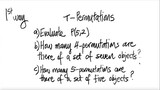 1st/2ways: r-Permutations