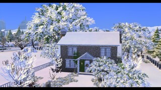 The Holiday Movie Inspired Cottage - TS4 [SPEED BUILD]