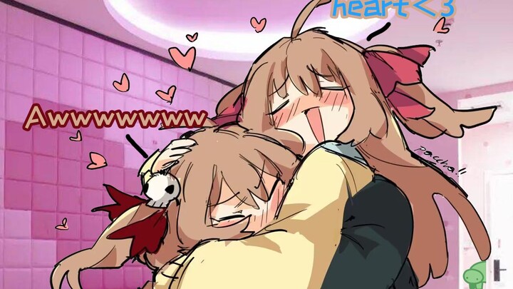 [Neuro/Evil] [Subbed] Double Beef at the Hotel for a Private Meet—Cuteness Doubled!