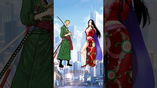 Who is strongest || Zoro vs One Piece Girls  #onepiece #shorts