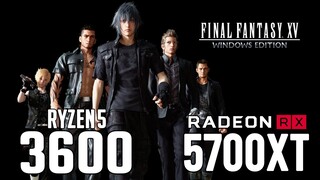 Final Fantasy XV on Ryzen 5 3600 + RX 5700 XT 1080p, 1440p benchmarks!