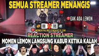 SEMUA STREAMER MENANGIS !! REACTION STREAMER RRQ VS EVOS MPL SEASON 11