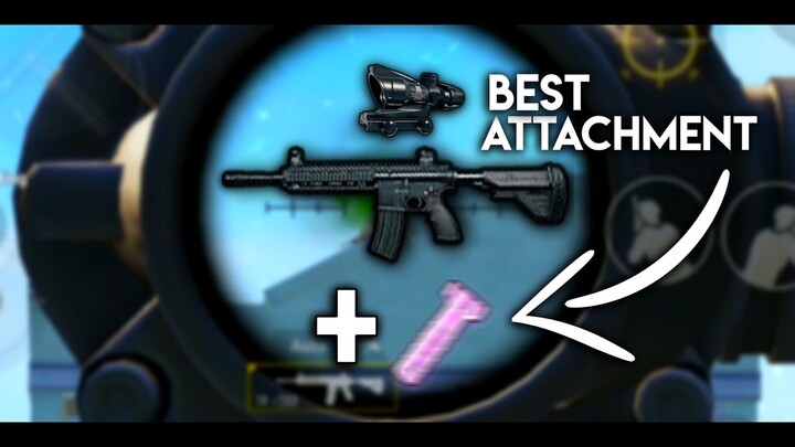 Best Attachment For M416 4x scope!! | 4 Finger Gyro [PUBG MOBILE]