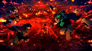 MENOLAK LUPA! MOMENT EPIC TANJIRO DAN PARA HASHIRA MENGEROYOK MUZAN