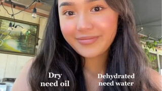 ทดสอบว่าผิวของคุณขาดน้ำหรือไม่ ความแตกต่างคือ ผิวแห้งต้องเติมน้ำมัน