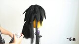Thanh Gươm Diệt Quỷ Cột Nước Tomioka Giyong | COS hướng dẫn làm tóc giả uốn ngô + uốn ngược toàn đầu