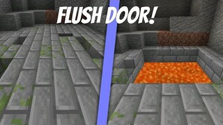 How to make a 4×4 Flush TrapDoor in Minecraft