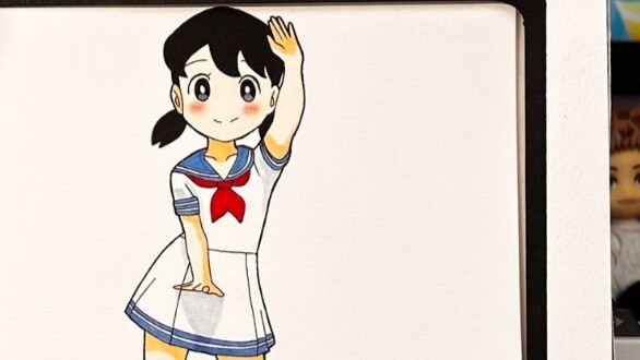 410 hand-drawn pictures! Watch B station on a small TV