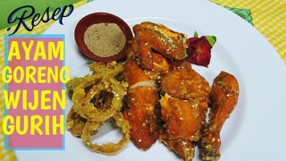 Resep Ayam Goreng Wijen Gurih || Resep Ayam Goreng Yang Enak & Gurih