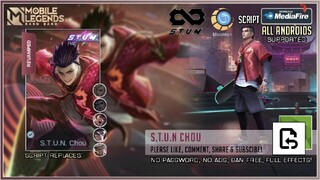 STUN Chou skin script | Full effects, no password, no ads, and a backup file!