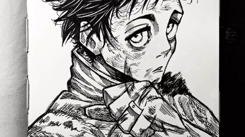cara menggambar yuta okkotsu✍️