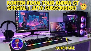 ROOM TOUR GAJELAS ANDRA SPESIAL 1 JUTA SUBSCRIBE GUYS!!!🥳🥳🥳🥳