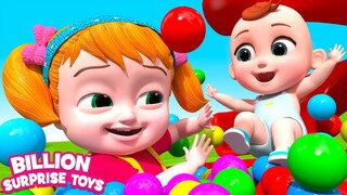 Ayo cari tahu mana yang keren? Seluncuran bola atau seluncuran air? - Kids Cartoon