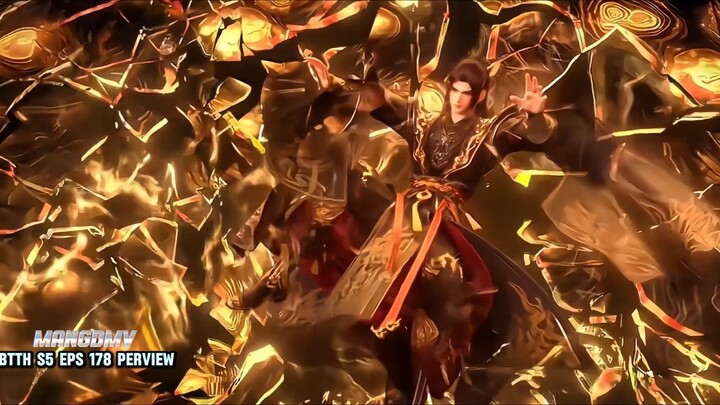 Btth S5 Eps 178 Perview | Ketika Musuh Xiao Yan Terlalu Op Sekali Toel Langsung Rungkat🥶