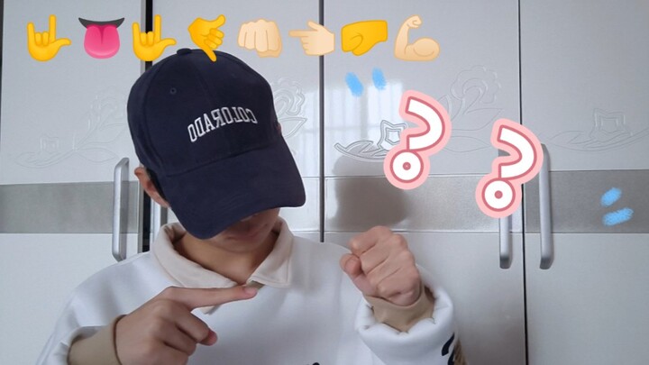If I mix in the hand gestures I learned in Kpop...