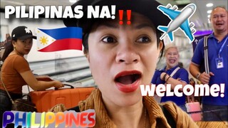 GOODBYE DEUTSCHLAND! WELCOME PHILIPPINES!🇵🇭 ABERYA SA AIRPORT! PINAS VLOG! TEAM BLENDED