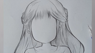 สอนวาดทรงผม ผมยาว ถักเปียมัดครึ่งหัว สไตล์เจ้าหญิง EP20 2002TV