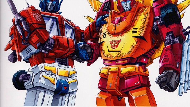 The charm of Japanese TF! Transformers visual art guide OX Studio illustration appreciation