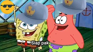 meme sepongebob : jangan pake jaket kesekolah