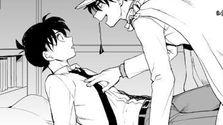 "Thám Tử Lừng Danh Conan Fan Comics" Kaitou Kidd phát hiện ra ý đồ của Shinichi