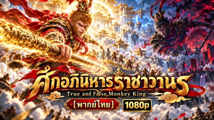 พากย์ไทย - ศึกอภินิหารราชาวานร True and False Monkey King - แอ็กชั่น - แฟนตาซี -