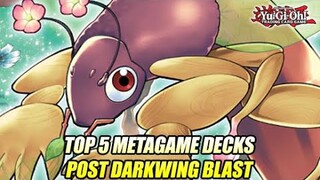 Top 5 Yu-Gi-Oh! Metagame Decks Post Darkwing Blast