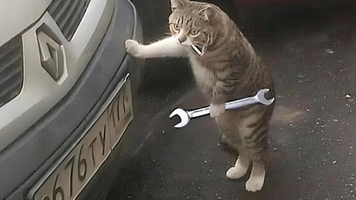 When you own a cat with an IQ of 200